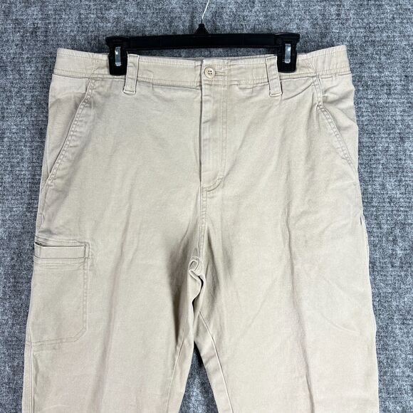 LL Bean Pants Mens 34 Canvas Hiking Outdoor Utility Adventurecore Essential - Picture 3 of 11